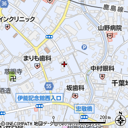 香取生花店周辺の地図