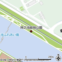 神之池緑地公園周辺の地図