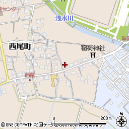 福井県越前市西尾町45-82周辺の地図