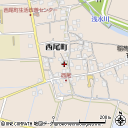 福井県越前市西尾町47周辺の地図