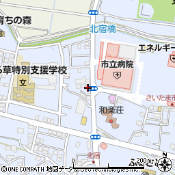 ヒロ薬局さいたま店周辺の地図