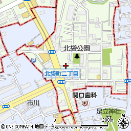 ＳＡＮパークＥＣＯ大宮北袋１駐車場周辺の地図