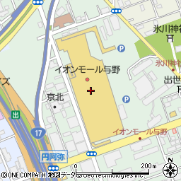 埼玉りそな銀行イオンモール与野 ＡＴＭ周辺の地図