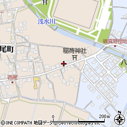 福井県越前市西尾町45周辺の地図