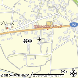 千葉県香取市谷中524周辺の地図