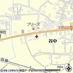 千葉県香取市谷中707周辺の地図