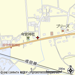 千葉県香取市谷中854周辺の地図