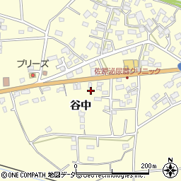 千葉県香取市谷中517周辺の地図