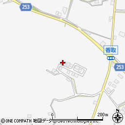 千葉県香取市香取838周辺の地図