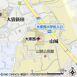 川越市立大東西小学校周辺の地図