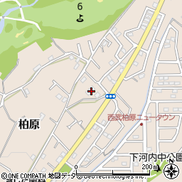 埼玉県狭山市柏原3613周辺の地図