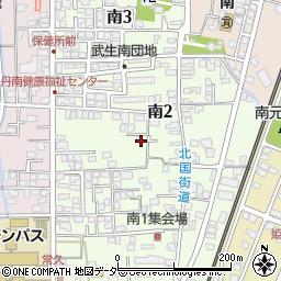 福井県越前市南周辺の地図