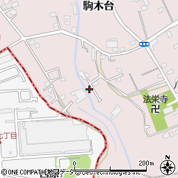 千葉県流山市駒木台154周辺の地図