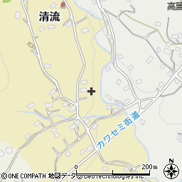 埼玉県日高市清流144周辺の地図