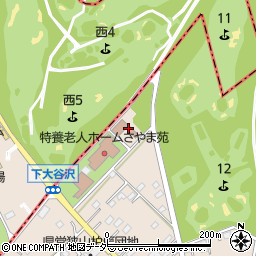 狭山市立青い実学園周辺の地図