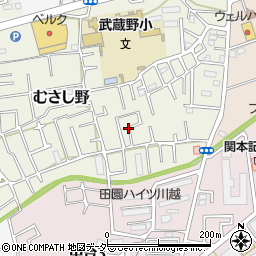 埼玉県川越市むさし野8周辺の地図
