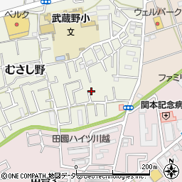 埼玉県川越市むさし野8-2周辺の地図