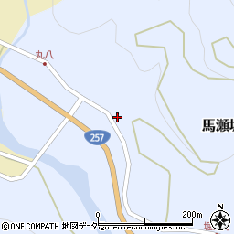 岐阜県下呂市馬瀬堀之内205周辺の地図