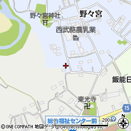 埼玉県日高市野々宮126周辺の地図