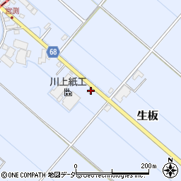 茨城県稲敷郡河内町生板5481周辺の地図