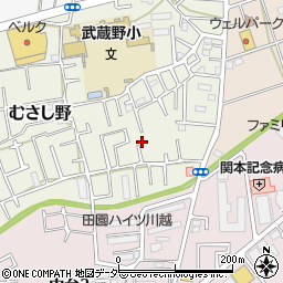 埼玉県川越市むさし野8-1周辺の地図