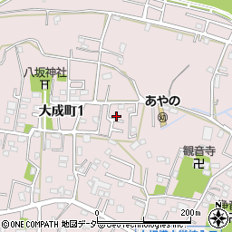 埼玉県越谷市大成町1丁目48周辺の地図