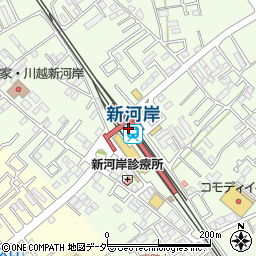 みずほ銀行東武新河岸駅 ＡＴＭ周辺の地図