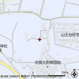 茨城県取手市小文間3712周辺の地図