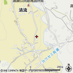 埼玉県日高市清流145-3周辺の地図