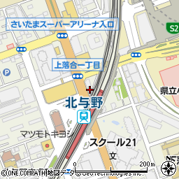 トヨタレンタリース埼玉さいたま新都心店周辺の地図