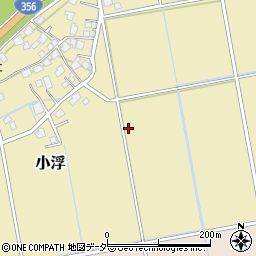 千葉県成田市小浮周辺の地図