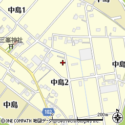 埼玉県越谷市中島周辺の地図