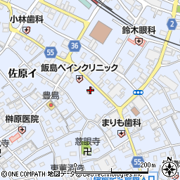 佐原関戸郵便局周辺の地図
