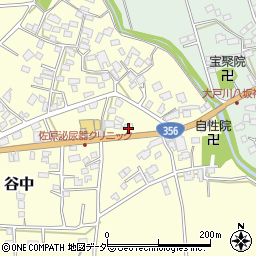 千葉県香取市谷中608周辺の地図