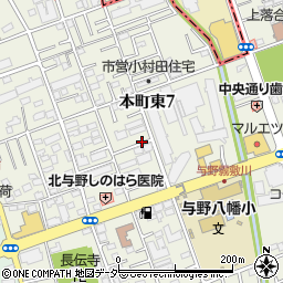 本町東731駐車場周辺の地図