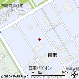 茨城県神栖市南浜周辺の地図