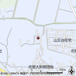 茨城県取手市小文間3707-1周辺の地図