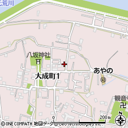 埼玉県越谷市大成町1丁目52周辺の地図