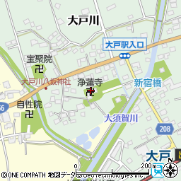 浄蓮寺周辺の地図
