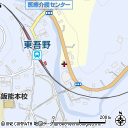 埼玉県飯能市虎秀4周辺の地図