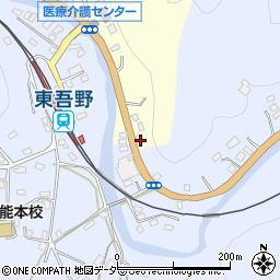 埼玉県飯能市虎秀5周辺の地図