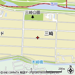 埼玉県さいたま市浦和区三崎周辺の地図