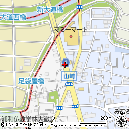 安楽亭 浦和三室店周辺の地図