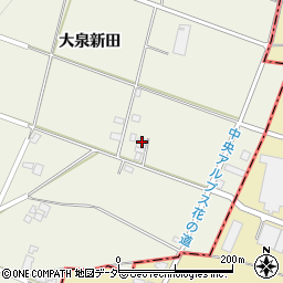 長野県伊那市西箕輪大泉新田1642周辺の地図