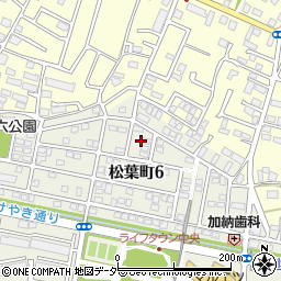 千葉県柏市松葉町6丁目19周辺の地図