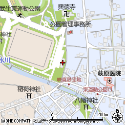 福井県丹南地域防災基地周辺の地図