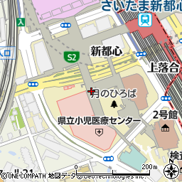 さいたま赤十字病院　立体駐車場周辺の地図