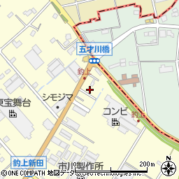 埼玉県さいたま市岩槻区釣上新田315周辺の地図