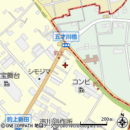 埼玉県さいたま市岩槻区釣上新田314周辺の地図