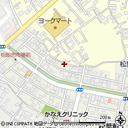 千葉県柏市松葉町6丁目38周辺の地図